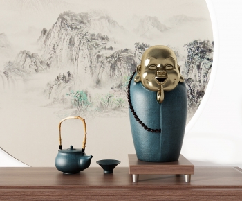 New Chinese Style Tea Set-ID:638670929