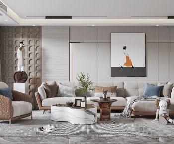 Modern A Living Room-ID:410638091