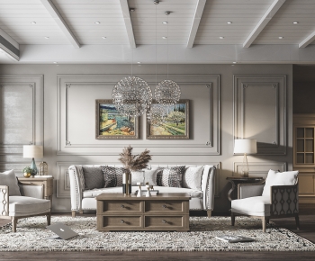 American Style A Living Room-ID:933216094