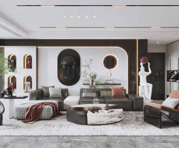 Modern A Living Room-ID:175803909