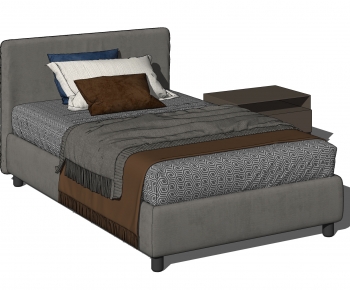 Modern Single Bed-ID:870299101