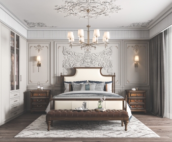American Style French Style Bedroom-ID:117904909