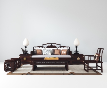 Chinese Style Sofa Combination-ID:195119424