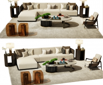 New Chinese Style Sofa Combination-ID:320993908