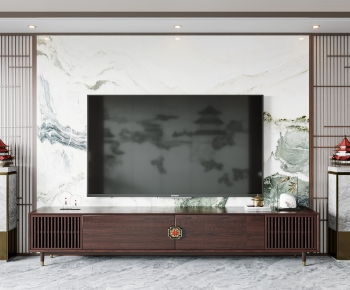 New Chinese Style TV Cabinet-ID:689543012