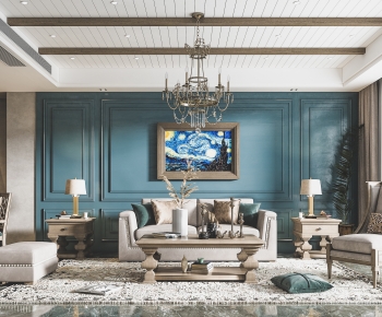 American Style A Living Room-ID:712499662