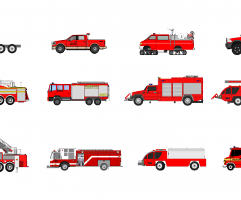 现代消防车 救援车-ID:198483945