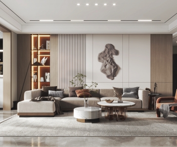 Modern A Living Room-ID:992304092