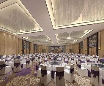 New Chinese Style Banquet Hall-ID:875786077