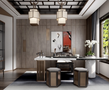 New Chinese Style Tea House-ID:119910969