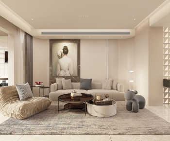 Modern A Living Room-ID:460927016