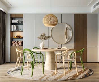 Nordic Style Dining Room-ID:714385034