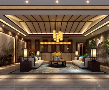 New Chinese Style Lobby Hall-ID:199506041