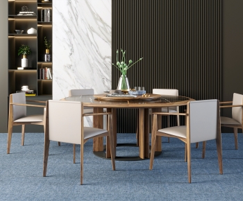 Modern Dining Table And Chairs-ID:691504005
