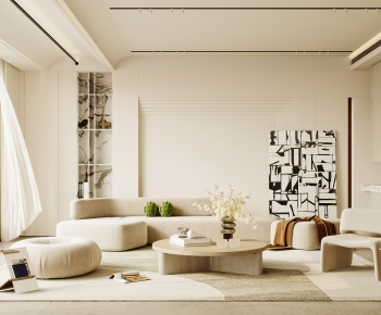 Wabi-sabi Style A Living Room-ID:332973968