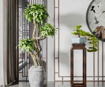 New Chinese Style Potted Green Plant-ID:157669075