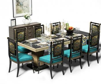 New Classical Style Dining Table And Chairs-ID:823970085