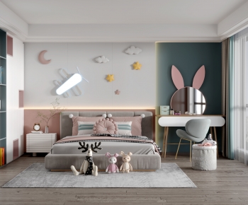 Nordic Style Girl's Room Daughter's Room-ID:587311034