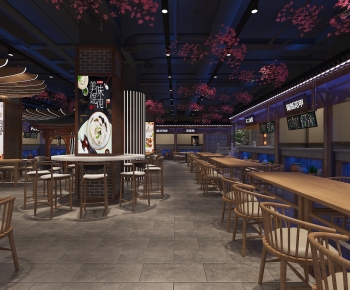 New Chinese Style Catering Space-ID:254781966