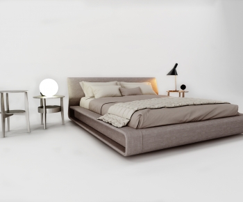 Modern Double Bed-ID:903841028