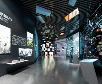 Modern Exhibition Hall-ID:811019907