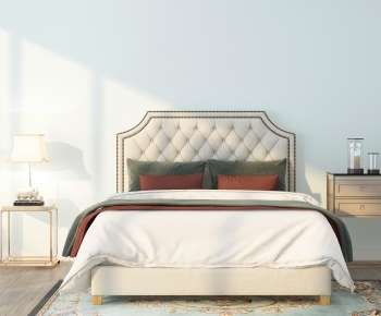 Modern Double Bed-ID:950937998