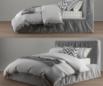 Modern Double Bed-ID:231384045