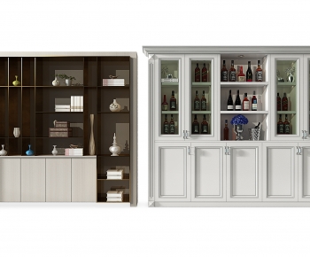 European Style Wine Cabinet-ID:383045914