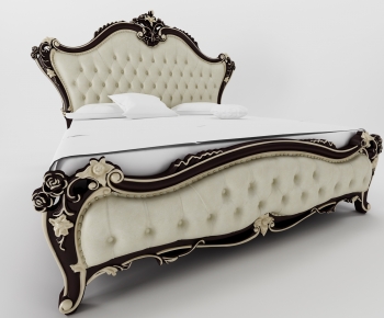 Modern Double Bed-ID:839935067