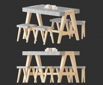 Modern Dining Table And Chairs-ID:350176108