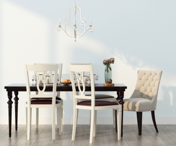 Modern Dining Table And Chairs-ID:371170041