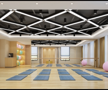 Modern Yoga Room-ID:365365037