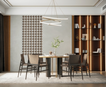 New Chinese Style Dining Room-ID:167686946