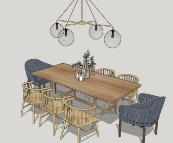 Modern Dining Table And Chairs-ID:653345116