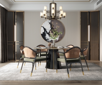 New Chinese Style Dining Room-ID:220738896