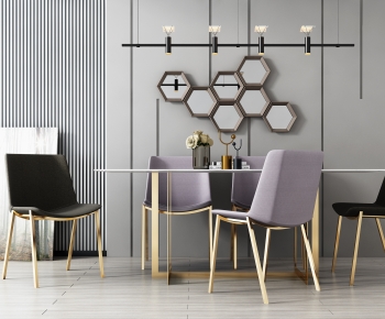 Modern Dining Table And Chairs-ID:386923073