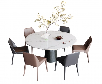 Modern Dining Table And Chairs-ID:878317129