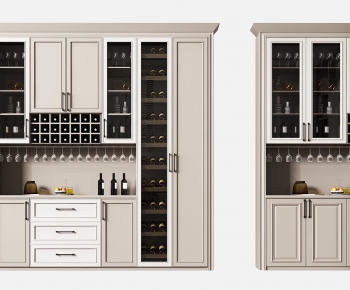 American Style Wine Cabinet-ID:808029899