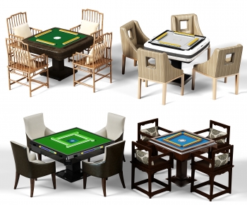 Modern Mahjong Tables And Chairs-ID:895855905