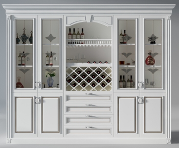 European Style Wine Cabinet-ID:685152058