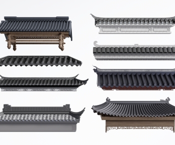Chinese Style Ancient Architectural Buildings-ID:509874117