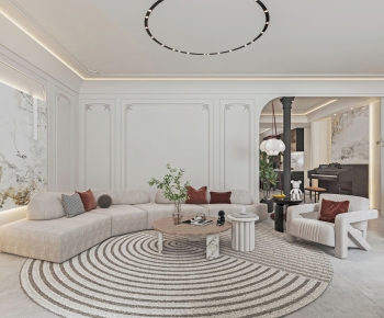 French Style A Living Room-ID:214720018