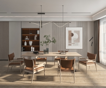 Nordic Style Dining Room-ID:756326917