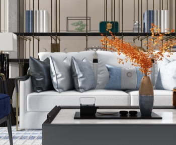 New Chinese Style Sofa Combination-ID:237040568