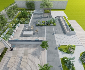 Modern Courtyard/landscape-ID:587513924