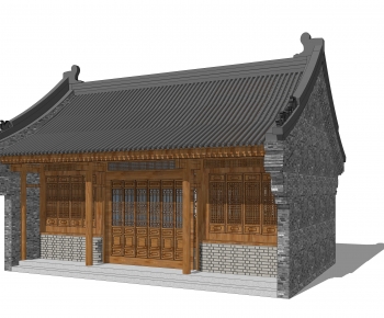 Chinese Style Building Appearance-ID:798851978