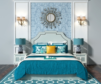 European Style Double Bed-ID:921345002