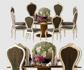 Modern Dining Table And Chairs-ID:559599467