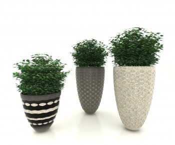 Modern Potted Green Plant-ID:210899112