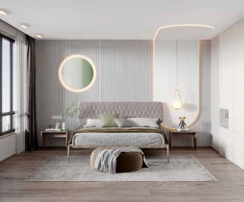 Nordic Style Bedroom-ID:594887976